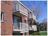 <b>White Aluminum Balcony Renovation</b>